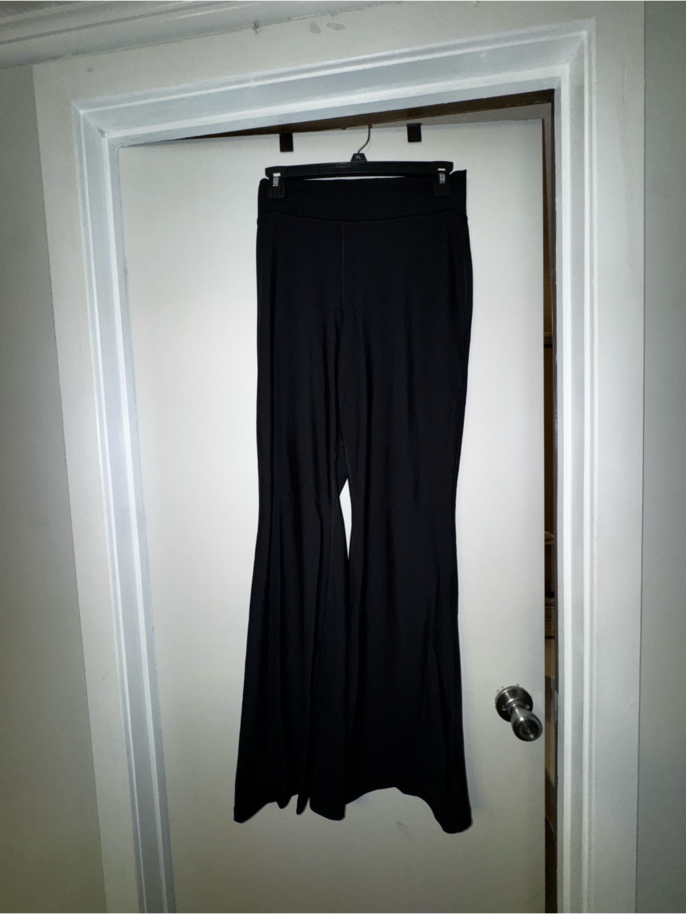 Black Wide-Leg Women's Pants